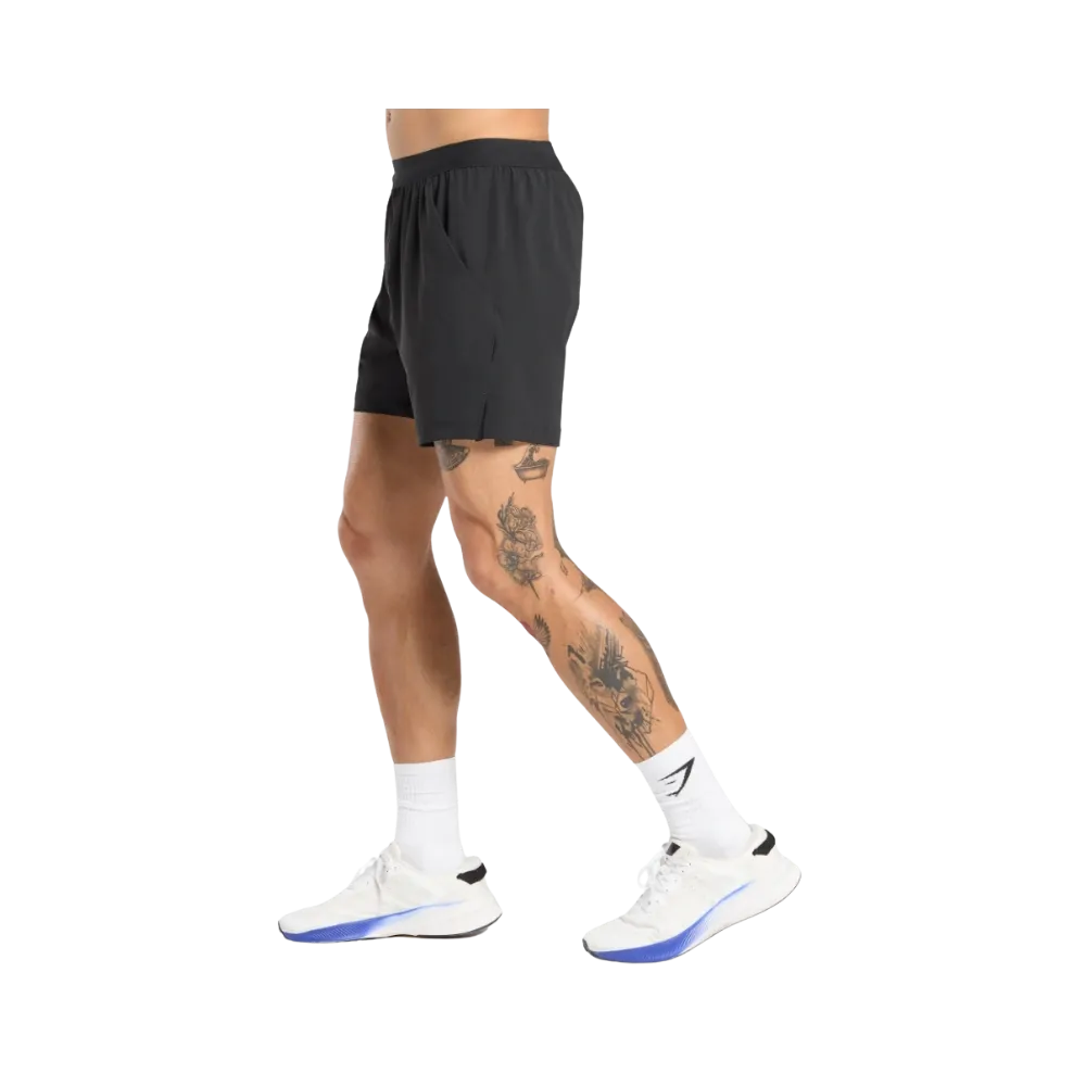Gymshark Hybrid 6" Shorts Slim Fit Black