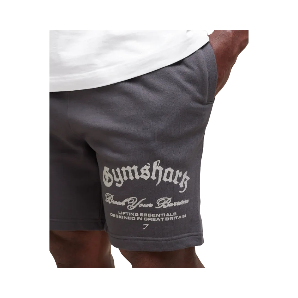 Gymshark Break Your Barriers Shorts Oversized Onyx Grey