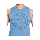 Gymshark Legacy Drop Arm Tank Slim Fit Classic Blue