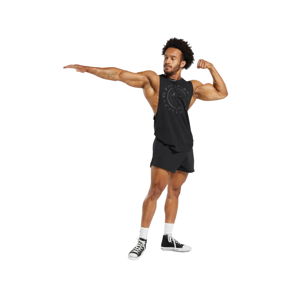 Gymshark Legacy Drop Arm Tank Slim Fit Black