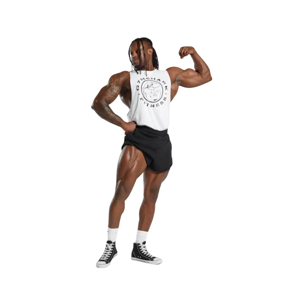 Gymshark Legacy Drop Arm Tank Slim Fit White