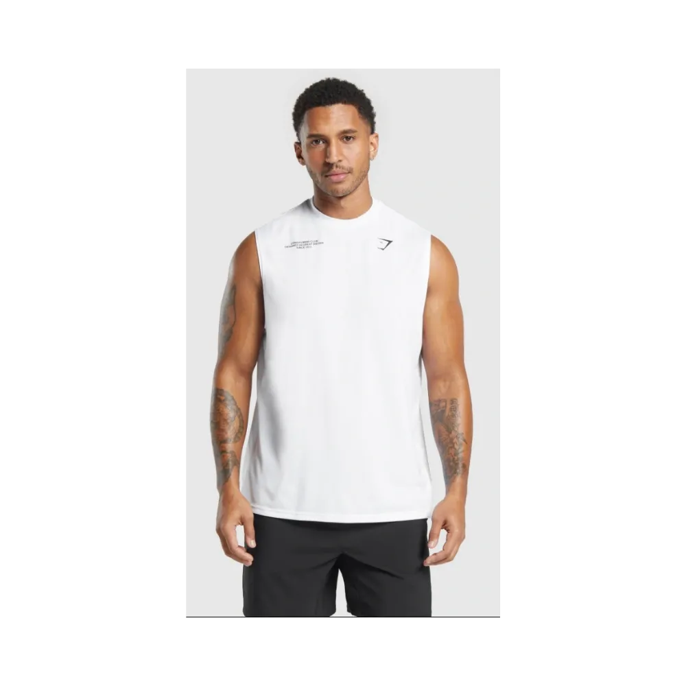 Gymshark Conditioning Club Tank Oversized Fit White