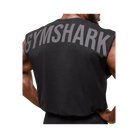 Gymshark Power Cut Off Tank Oversized Fit Black