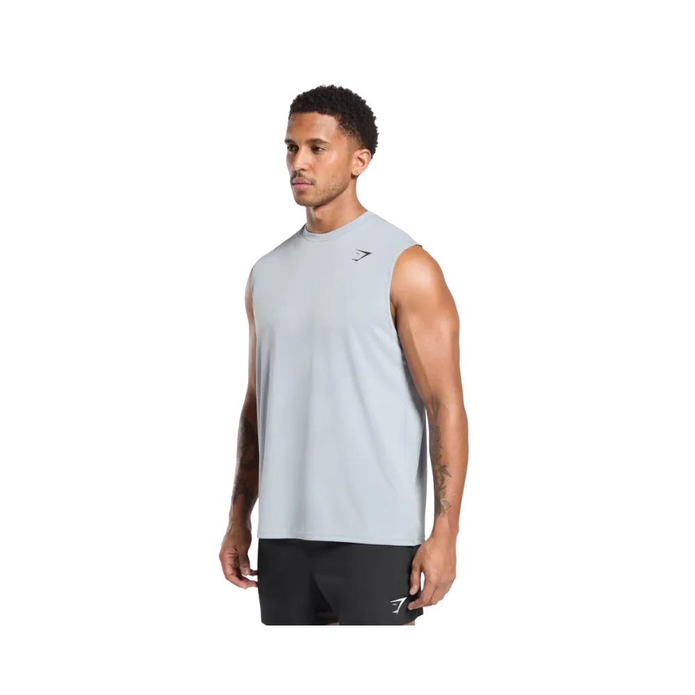 Gymshark Oversized Performance Tank Metal Purple
