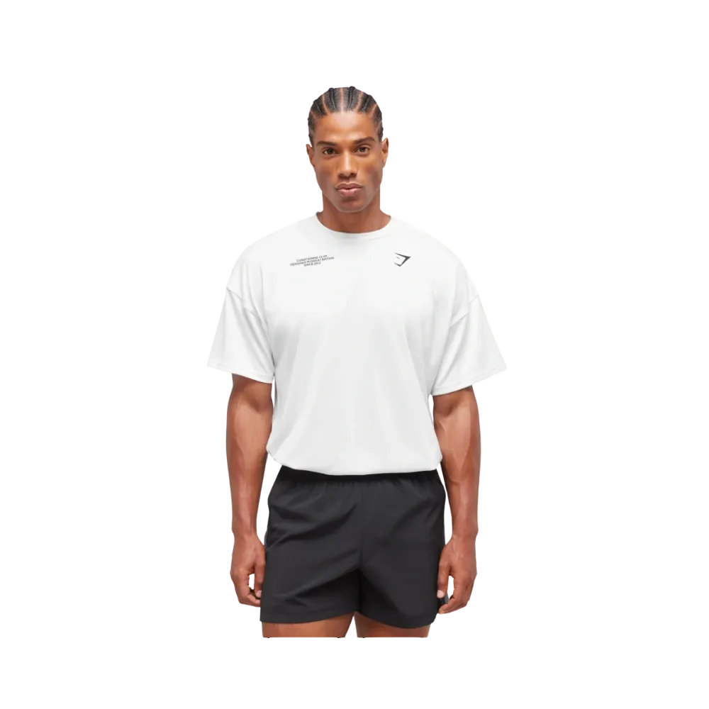 Gymshark Conditioning Club Oversized T-Shirt White
