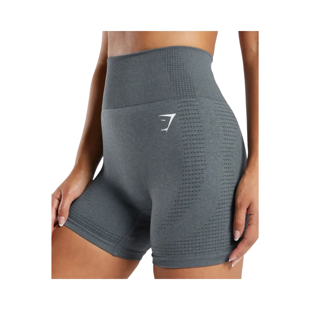 Gymshark Vital Shorts compression fit Strong Grey Marl