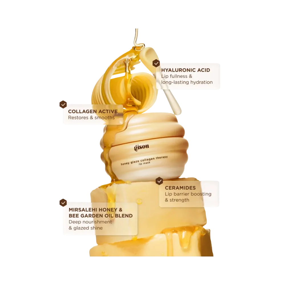 Gisou Honey Glaze Collagen Therapy Lip Mask