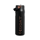 The Messi x Stanley IceFlow™ Flip Straw 2.0 Bottle | 24 OZ 'Messi GOAT Black'