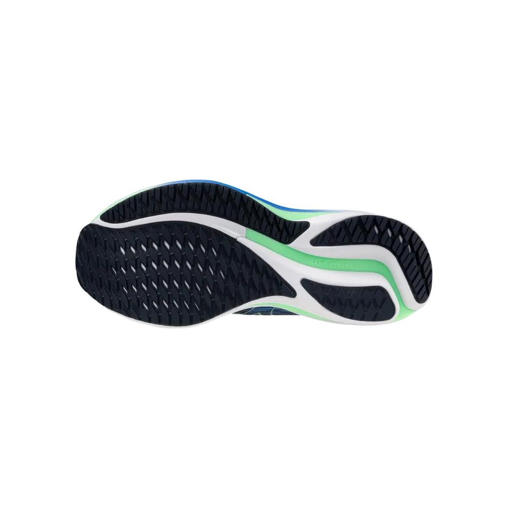 Mizuno Wave Rider 28 Vintage Indigo-Neo Mint