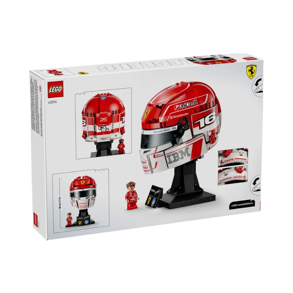 Lego Scuderia Ferrari HP Charles Leclerc Helmet