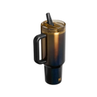 Stanley The Quencher ProTour Flip Straw Tumbler 40 OZ Black Honey