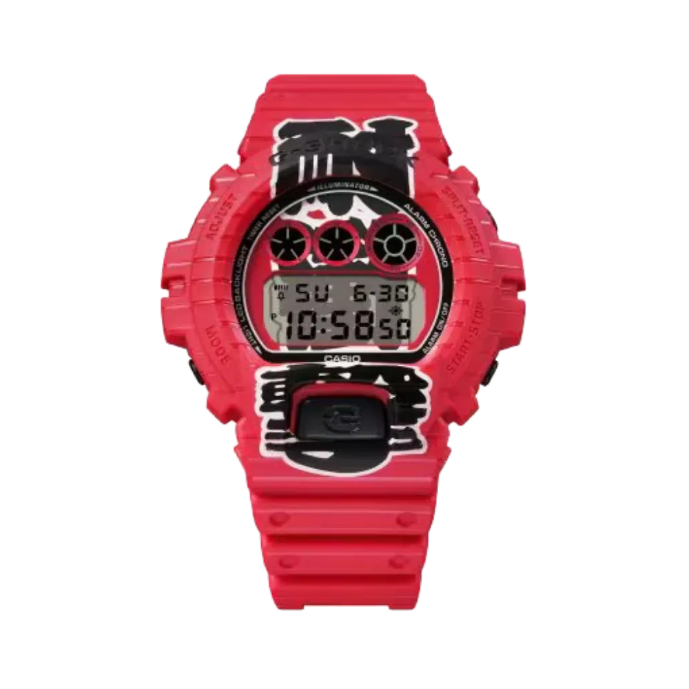 G-Shock Digital Red Lantern Series DW-6900AKA-4
