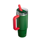 Stanley Country Collection Quencher Protour Flip Straw Tumbler Team Dark Green Red 30 OZ