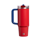 Stanley Country Collection Quencher Protour Flip Straw Tumbler Team Red Dark Blue 30 OZ