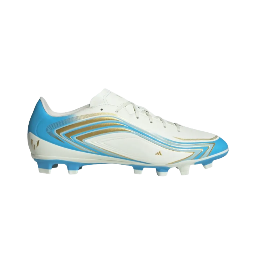 Adidas F50 Messi Club Firm Multi Ground Soccer Cleats Icey Blue
