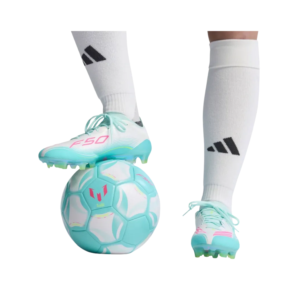 Adidas F50 Messi Elite Firm Ground Soccer Cleats Lucid Pink