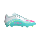Adidas F50 Messi League Firm Multi Ground Soccer Cleats Kids Flash Aqua