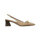Tory Burch Jessa Heeled Slingback Ecru