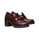 Tory Burch Classic Heeled Lug Loafer Plum