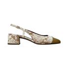 Tory Burch Cap-Toe Slingback Granite Roccia