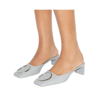 Tory Burch Ring Heeled Mule Loutre Gray
