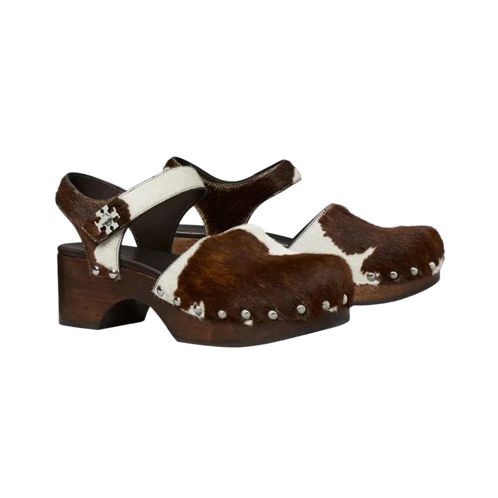 Tory Burch Turnlock Clog Mocha Brown