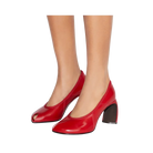 Tory Burch Peep-Toe Pump Red Sky