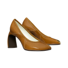 Tory Burch Peep-Toe Pump Caramel Tan
