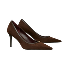 Tory Burch Double T Buckle Pump Dark Cocoa