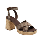 Coach Block In Signature Jacquard Oak