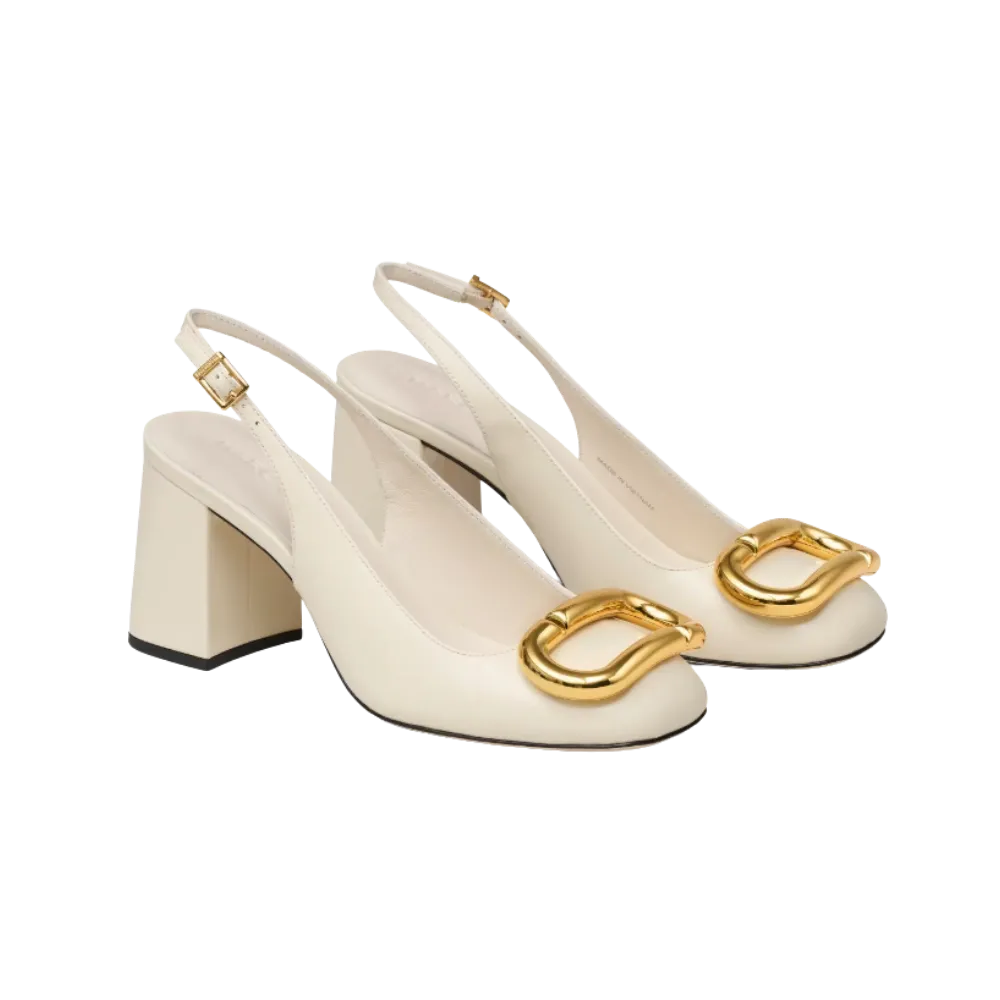 Marc Jacobs Pop J Marc Slingback Cloud White
