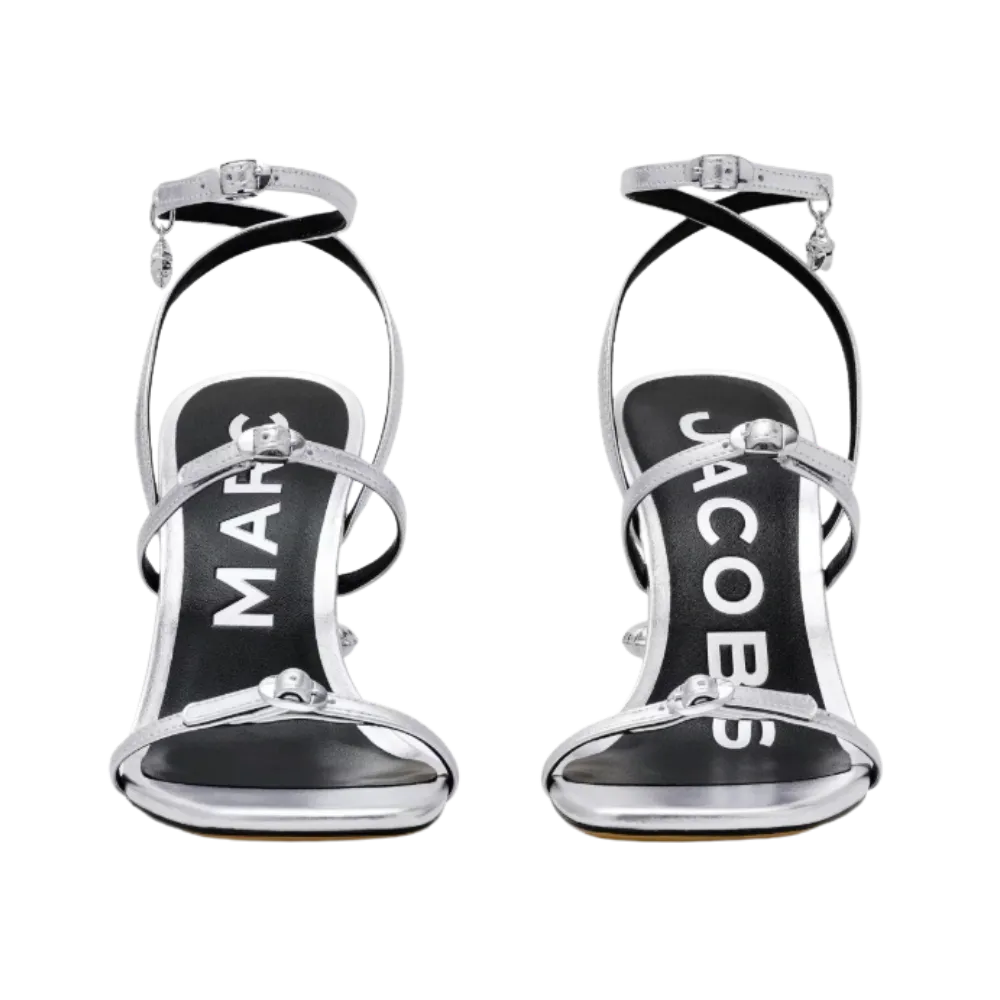 Marc Jacobs The Metallic Leather Daisy Silver
