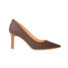 Michael Kors Willa Signature Logo Pump Brown