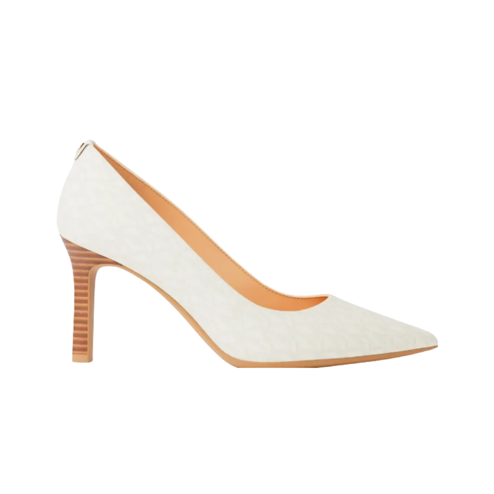 Michael Kors Willa Signature Logo Pump Vanilla