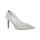 Michael Kors Willa Embellished Mesh Pump Silver
