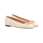 Valentino VLogo Signature Ballerina In Nappa 05mm Butter