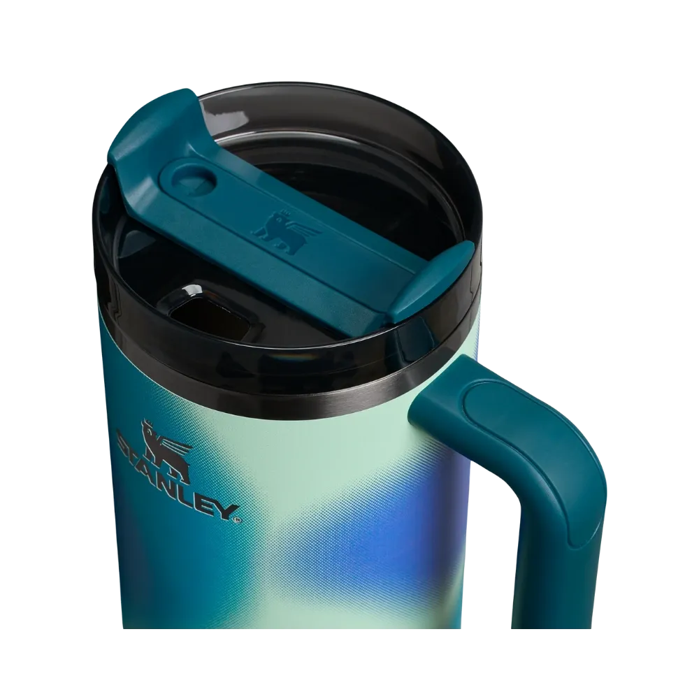 Stanley New Frequency Quencher H2.0 FlowState Tumbler (40OZ) Coastal Teal Motion
