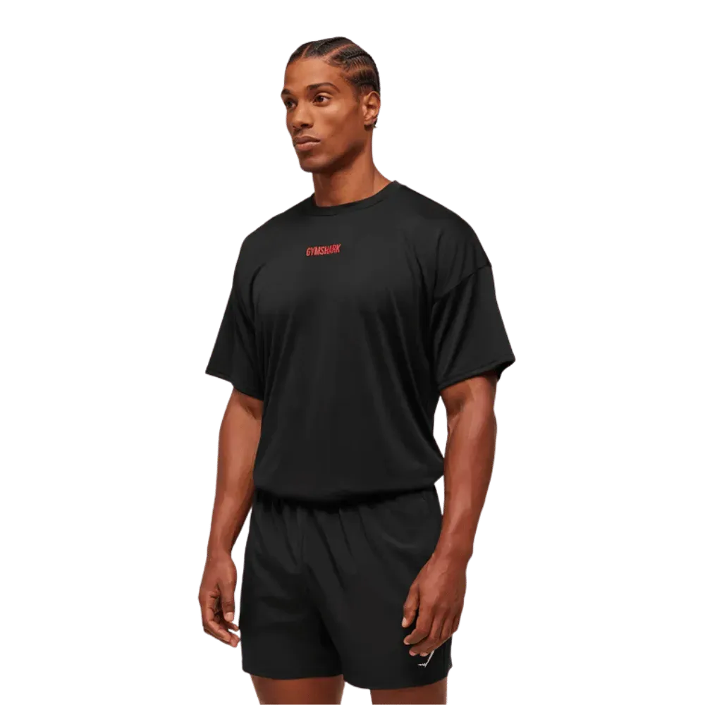 Gymshark Remember Why You Started T-Shirt Oversized Fit Black