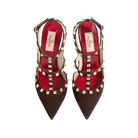 Valentino Rockstud Suede Pumps 100mm Ebony