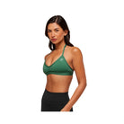 Gymshark Minimal Halterneck Sports Bra - Light Support Lift Green