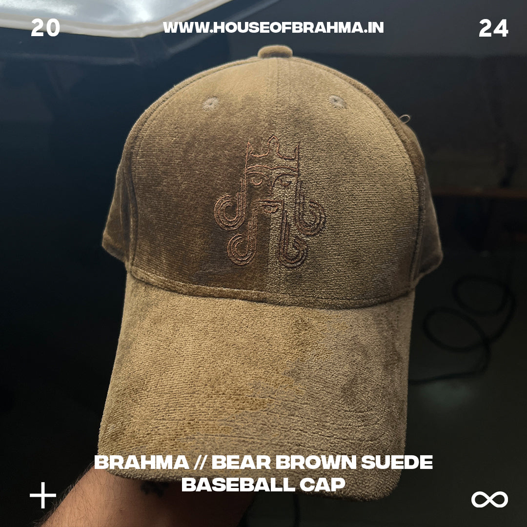 Brahma // Bear Brown Suede Baseball Cap