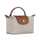 Longchamp Le Pliage Original Pouch with handle Pebble - Recycled canvas
