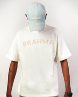 Brahma India // Beige Oversized Unisex T-shirt - dawntown