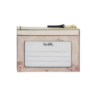 Coach Mini Skinny Id Case In Signature Canvas With Floral Print Gold/Sand Multi