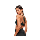 Gymshark Double Up Sports Bra - Medium Support Deep Petrol Blue/Smoke Blue
