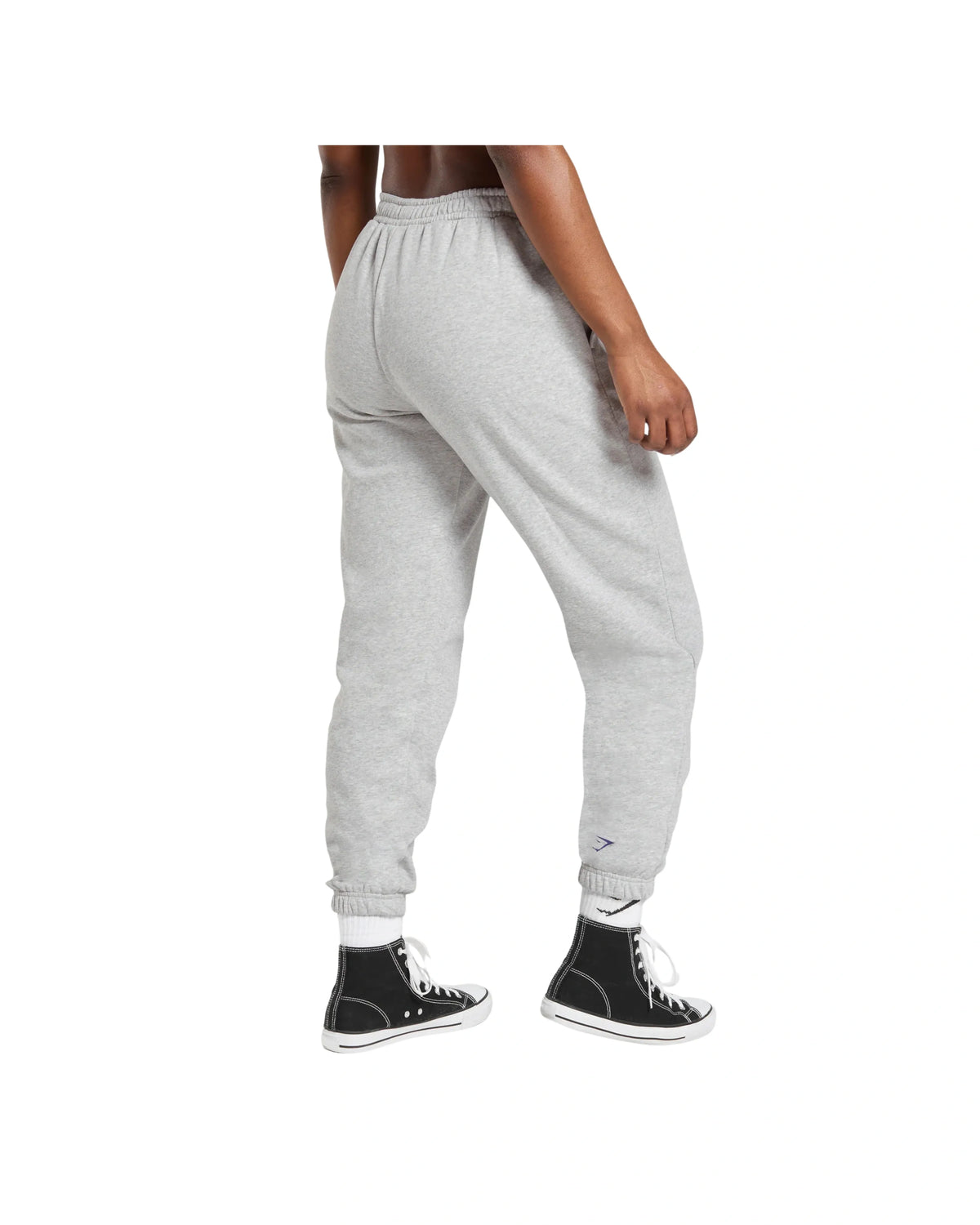 Gymshark Heavy Duty Graphic Loopback Jogger Light Grey Coral Marl