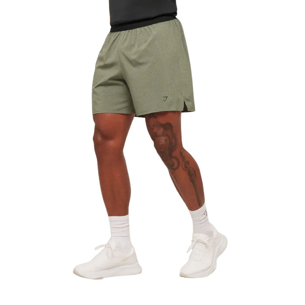 Gymshark Sport Zero 5" Short Base Green