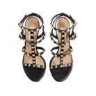 Valentino Rockstud Ankle Strap Sandal 90mm Black