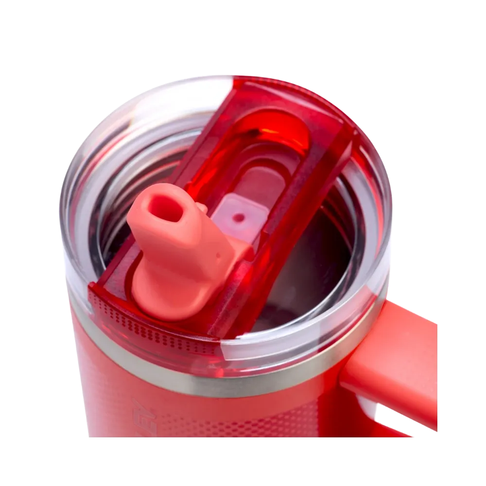 Stanley Quencher ProTour Flip Straw Tumbler (14OZ) Hot Coral Fade