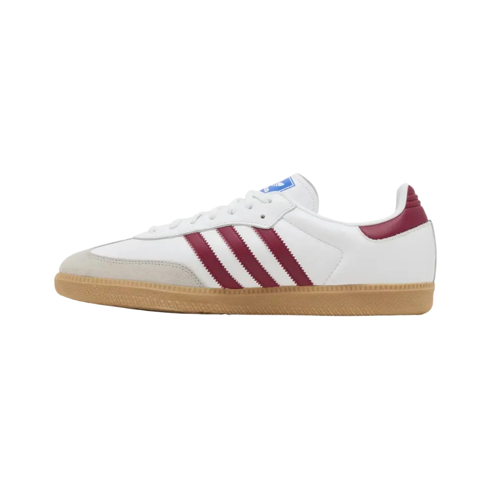 Adidas Samba OG 'White Burgundy Gum'